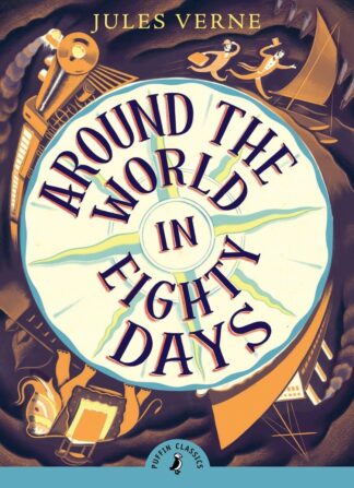 Cover image of Around the World in Eighty Days