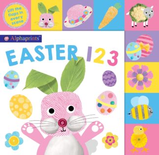 Cover image of Alphaprints: Easter 123: Lift the flaps in every scene