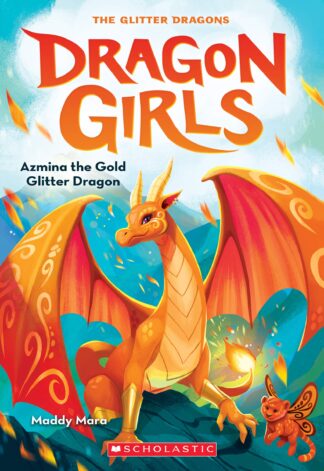 Cover image of Azmina the Gold Glitter Dragon