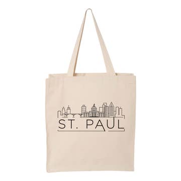 Skyline St. Paul Minnesota Tote Bag