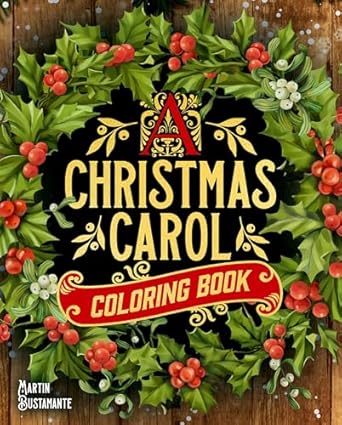 Christmas Carol Coloring Book