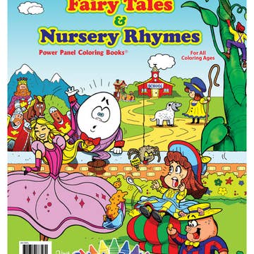 Fairy Tales and Nursery Rhymes Color Book 8.5"x11"