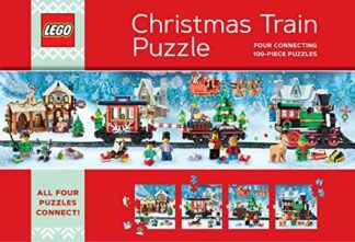 Cover image of Lego Christmas Train Puzzle : Four Connecting 100-piece Puzzles