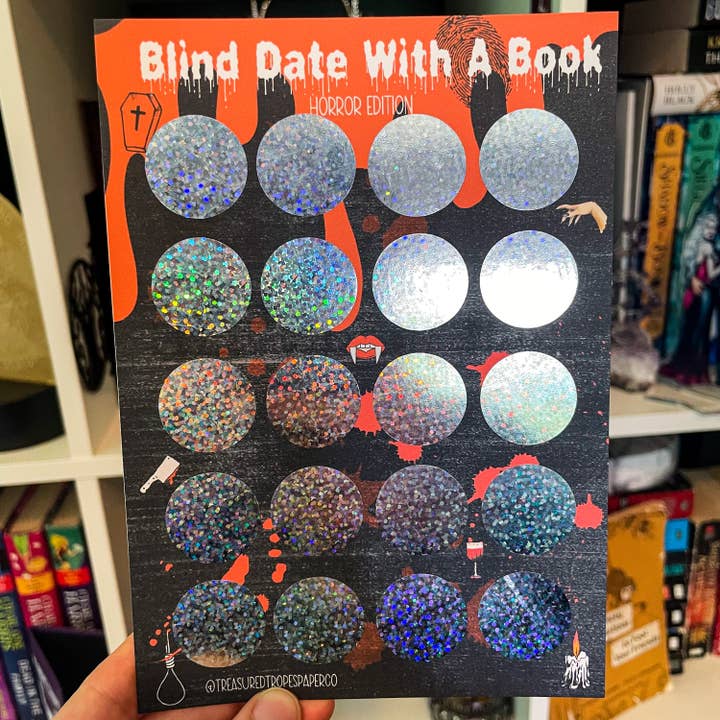 Blind Date with a Book Horror Edition Scratch-off Poster 5x7