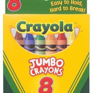 Jumbo 8 Count Crayola Crayons