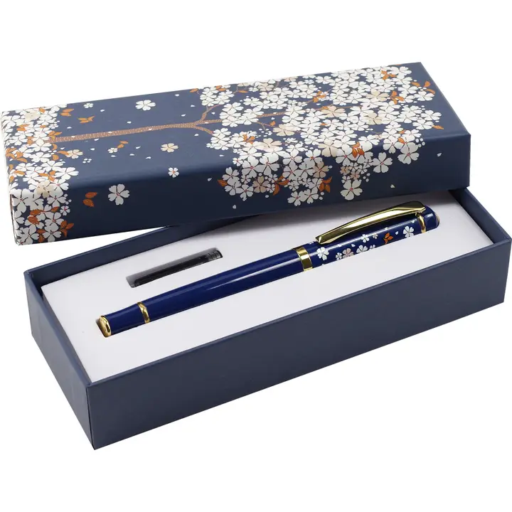 Falling Blossoms Fountain Pen with Gift Box