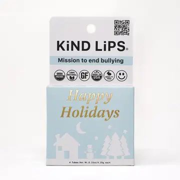 Kind Lips Variety 4 Pack Organic Lip Balm