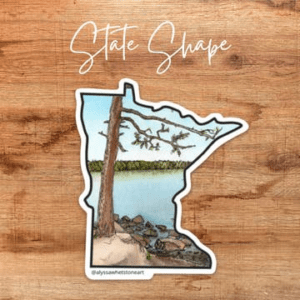 Itasca State Park - Up North Minnesota - Vinyl Decal Sticker