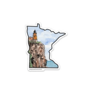 Split Rock Lighthouse - Minnesota Vinyl Decal Sticker