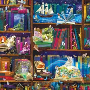 Library Adventures in Reading 1000+ pc Puzzle