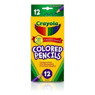 Cover image of Crayola 12 Count Colored Pencils