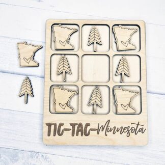 Cover image of Minnesota Trees Tic-Tac-Toe Game