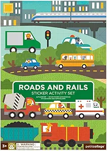 Roads & Rails Sticker Activity Set