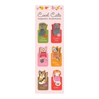 Cover image of Cool Cats Magnetic Bookmarks