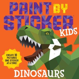 Cover image of Paint by Sticker Kids: Dinosaurs: Create 10 Pictures One Sticker at a Time!