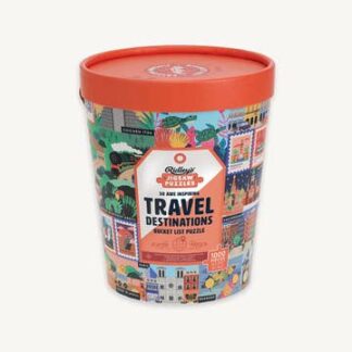 Cover image of 50 Awe-Inspiring Travel Destinations Bucket List 1000 pc Puz