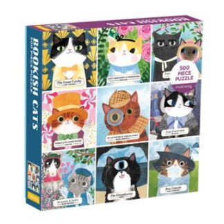 Cover image of Bookish Cats 500 Piece Family Puzzle