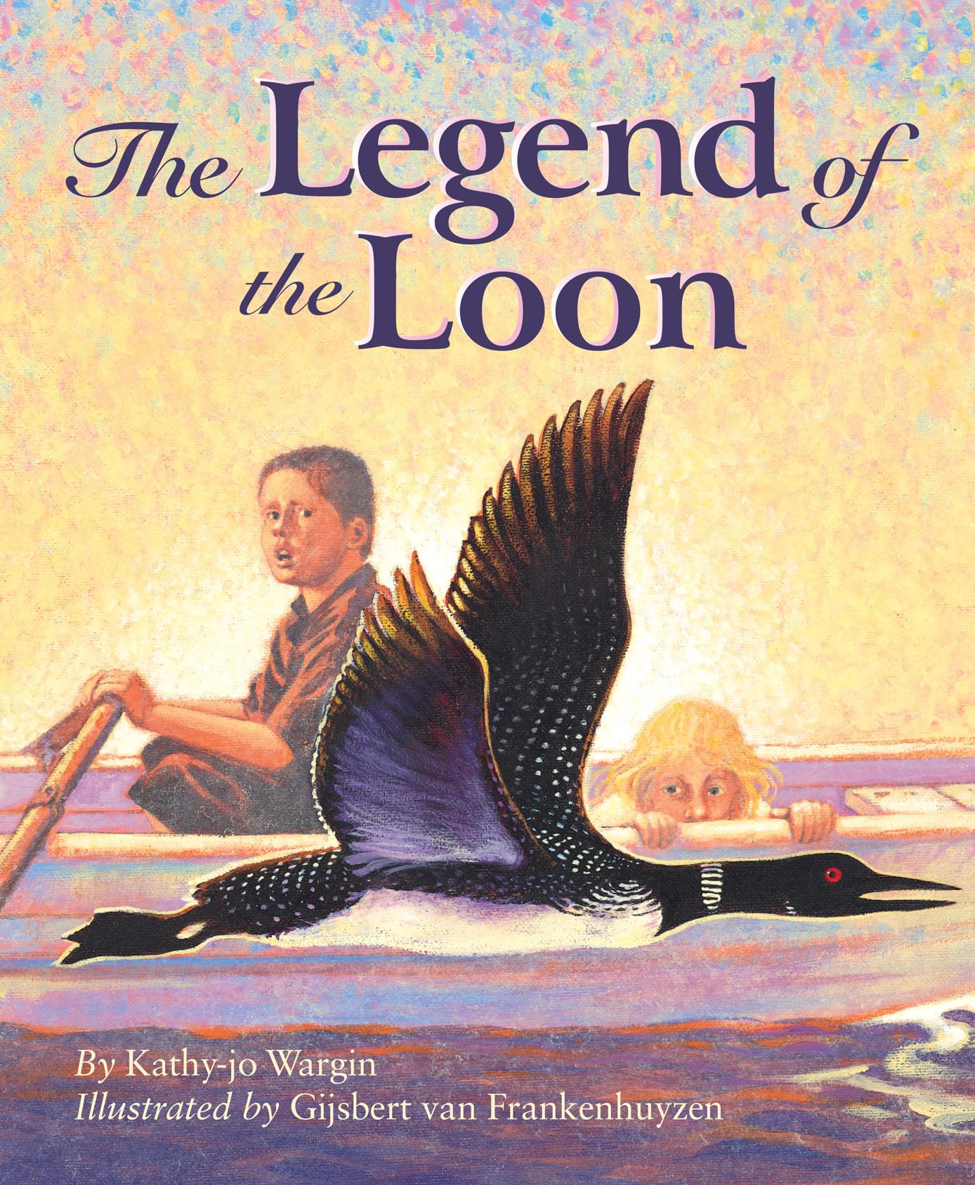 Cover image of The Legend of the Loon hardcover picture book
