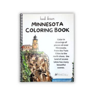 Cover image of Minnesota Coloring Book