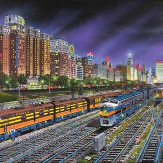 Cover image of Chicago Nights 1000 pc Puzzle
