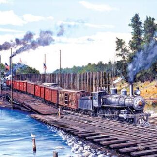 Cover image of Crossing Columbia 550 pc Puzzle