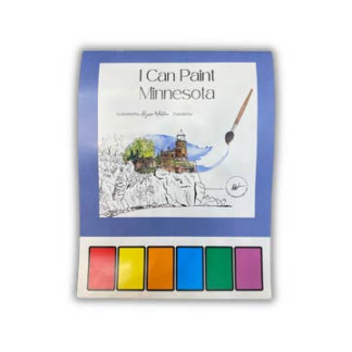 Cover image of I Can Paint Minnesota - Kids Painting Book