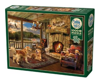 Cover image of Lakeside Cabin 1000pc puzzle