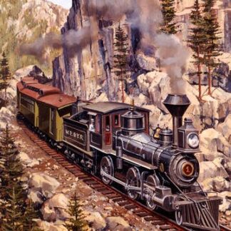 Cover image of Locomotive Curve 500 PC Puzzle