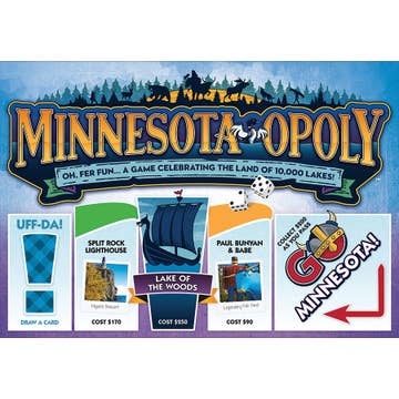 Cover image of Minnesota-Opoly (state) Board Game
