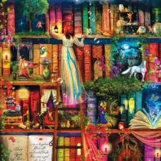Cover image of Treasure Hunt Bookshelf 1000 pc Puzzle