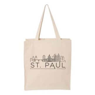 Cover image of Skyline St. Paul Minnesota Tote Bag
