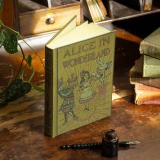 Cover image of Alice in Wonderland' Lewis Carroll 1865 Book Journal
