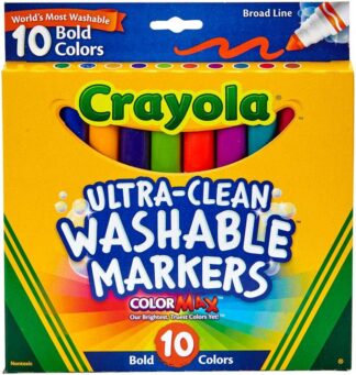 Cover image of Crayola Broad Line Washable Markers
