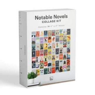 Cover image of Notable Novels Collage Kit | Box Set of 70 4" x 6" Prints