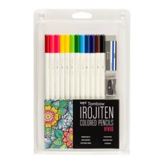 Cover image of Irojiten Colored Pencil Set - Vivid