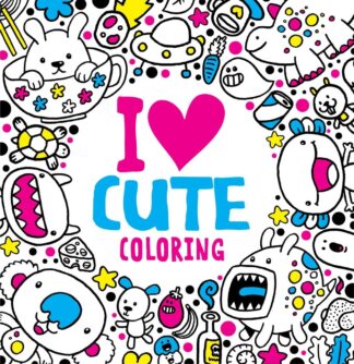 Cover image of I Heart Cute Coloring