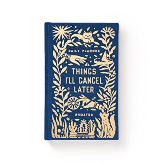 Cover image of Brass Monkey Things I'll Cancel Later Undated Mini Planner