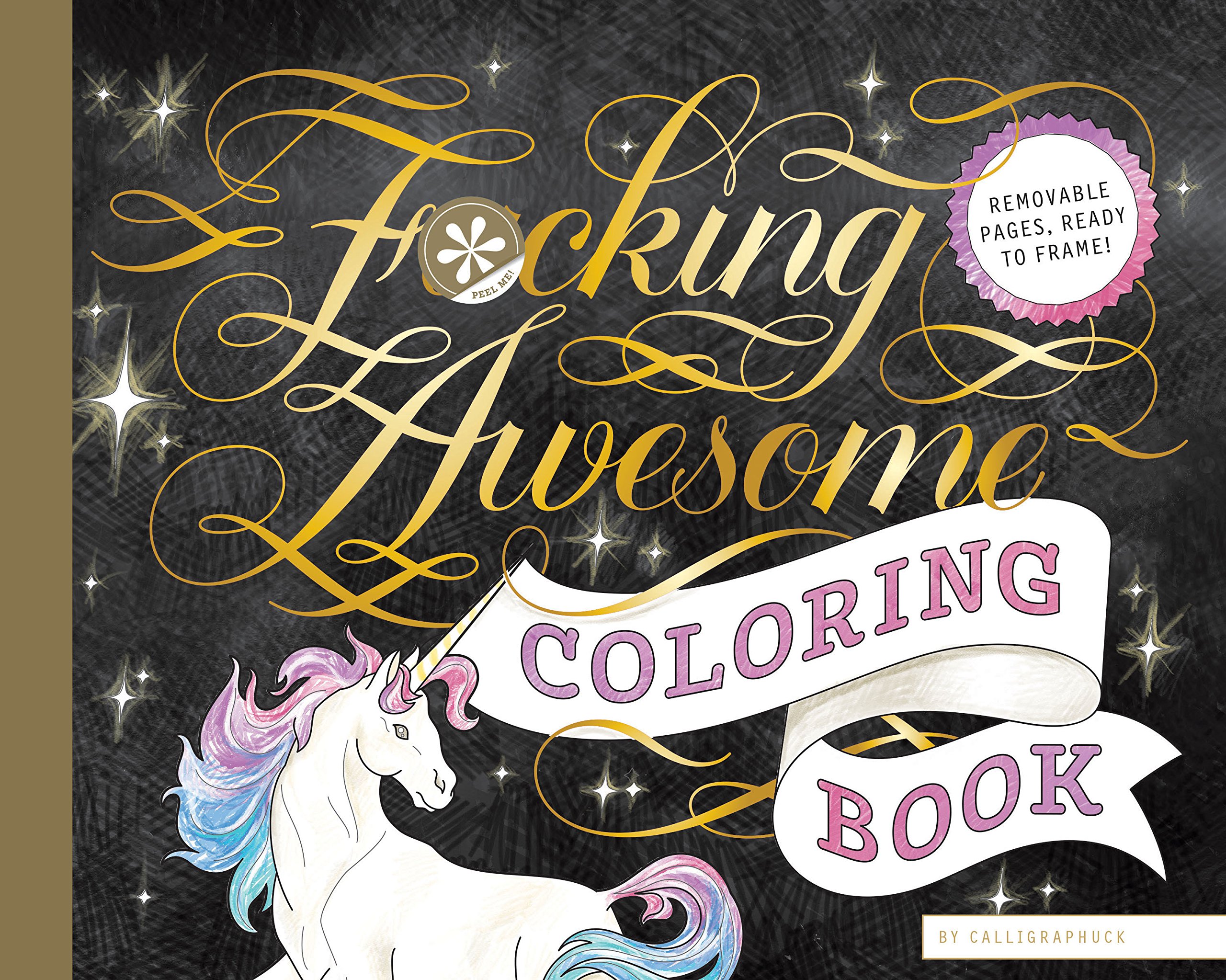 Cover image of F*cking Awesome Coloring Book