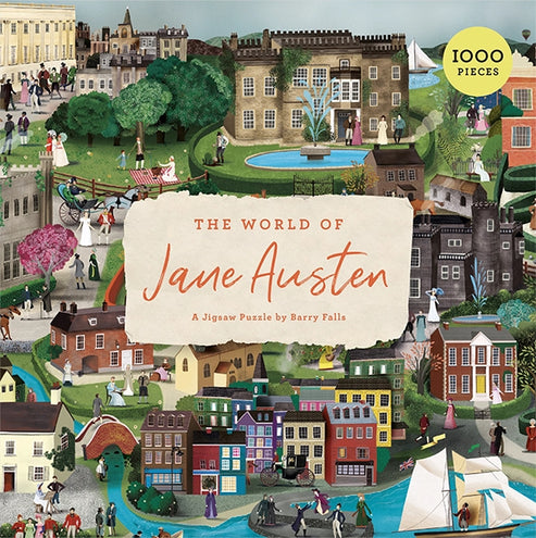 Cover image of The World of Jane Austen 1000 Piece Puzzle