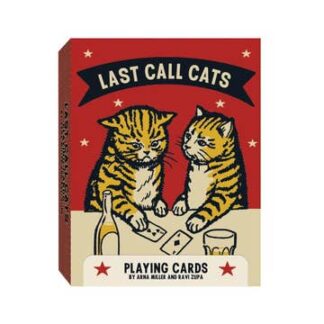 Cover image of Last Call Cats Playing Cards