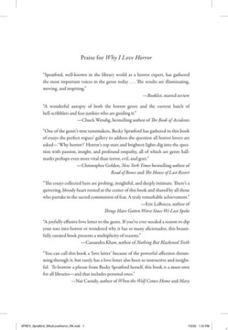 Why I Love Horror: Essays on Horror Literature