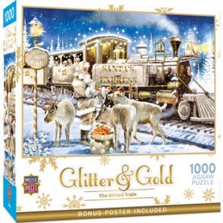 Glitter & Gold - The Gilded Train 1000 Piece Puzzle