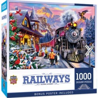 Railways - Alpine Journey 1000 Piece Jigsaw Puzzle